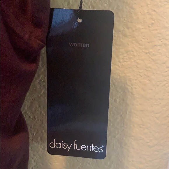 Daisy Fuentes Brown Pantsuit NEW - Picture 5 of 5